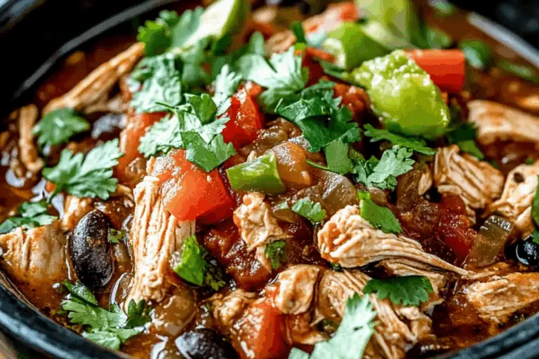 Zesty Slow Cooker Fiesta Chicken