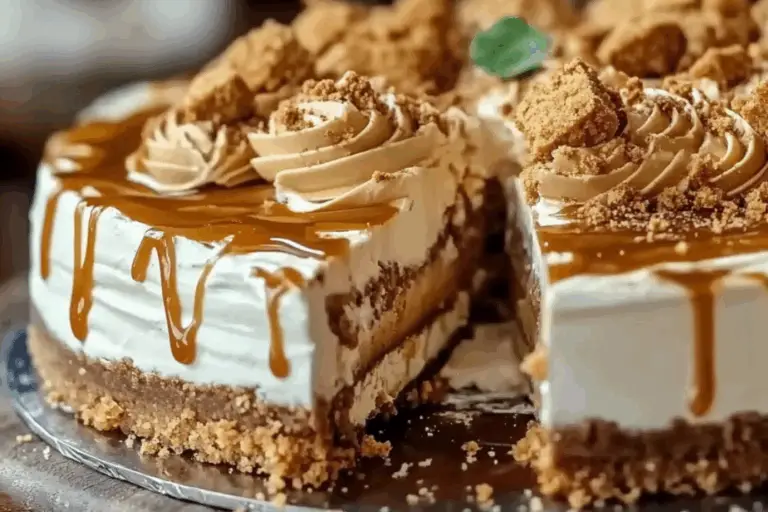 Decadent Dream: Biscoff Caramel Cookie Butter Cheesecake