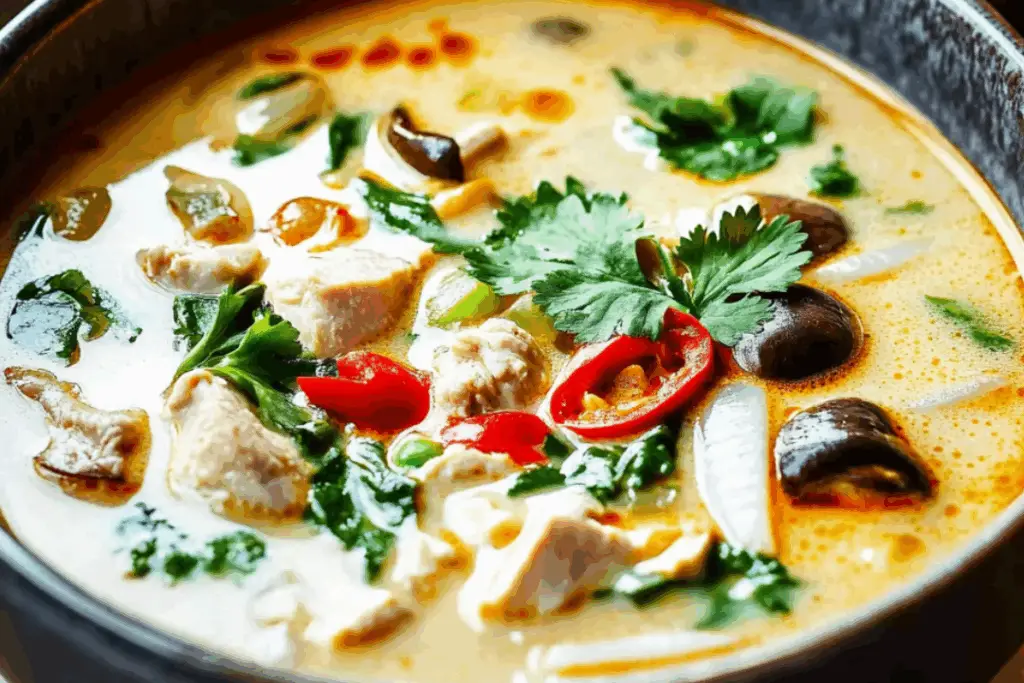 Creamy Thai Coconut Comfort Soup