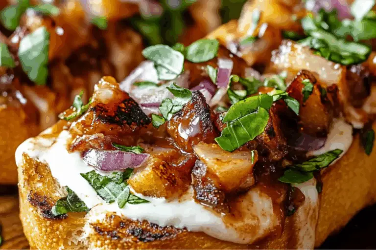 BBQ Texas Toast Pizza