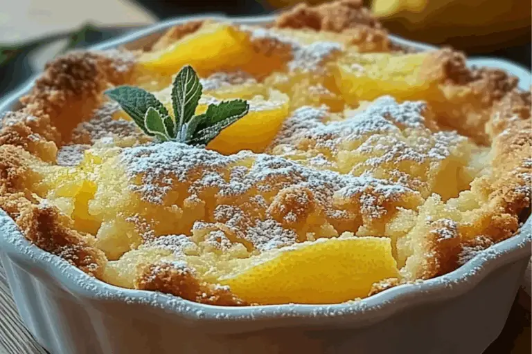 Zesty Sunshine Lemon Cobbler Surprise