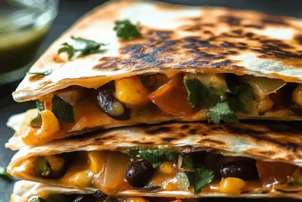 The Crispy Garden Delight Quesadilla