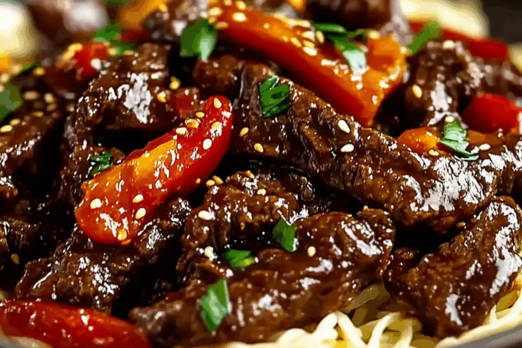 Sweet Heat Rainbow Beef Stir-Fry