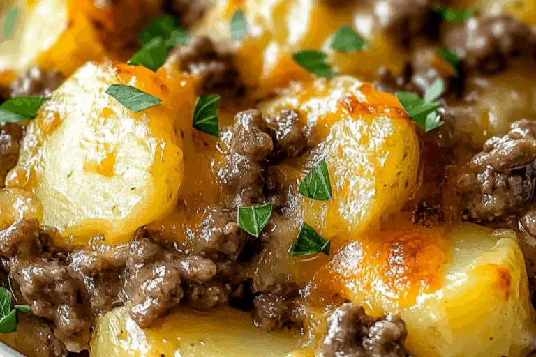 Crockpot Hamburger Potato Casserole