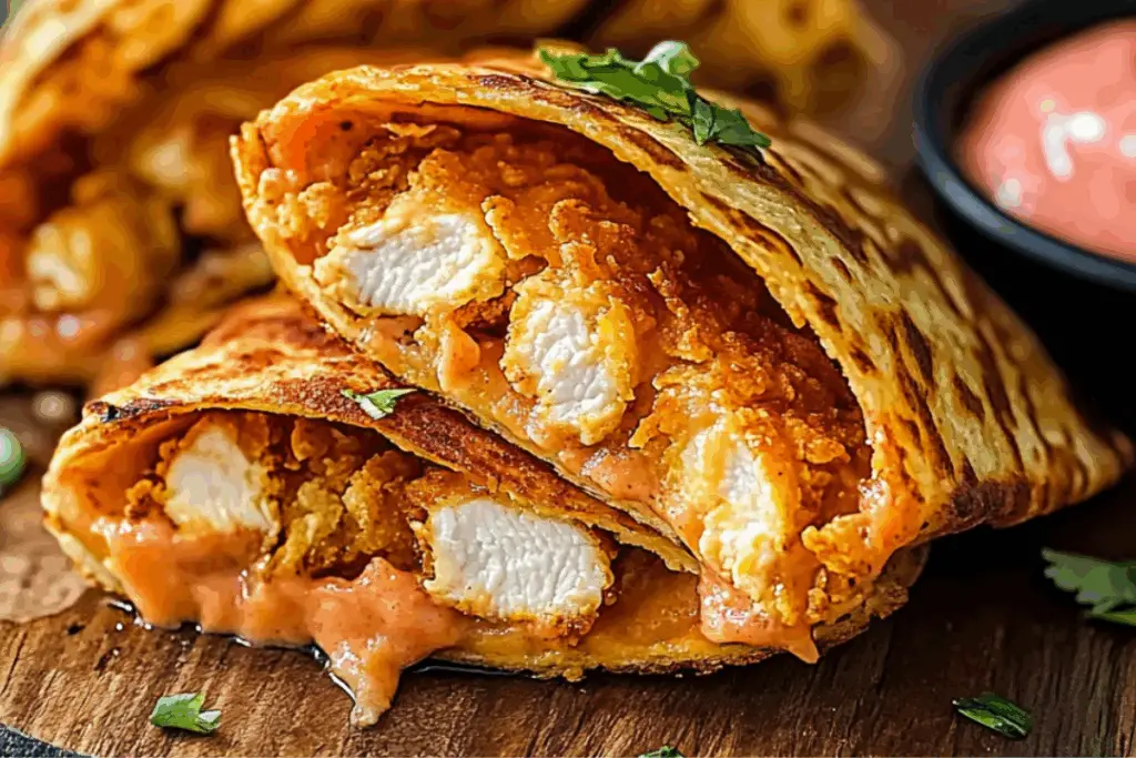 Air Fryer Chicken Crispanada (Taco Bell Copycat)
