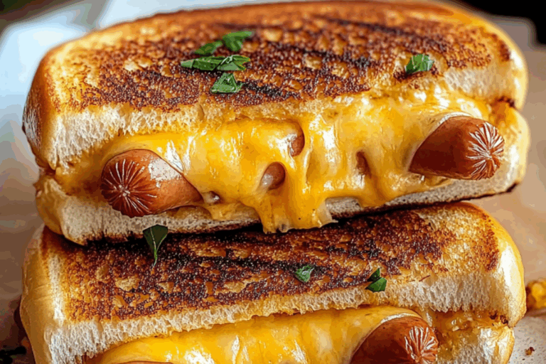 Air Fryer Grilled Cheese Hot Dogs