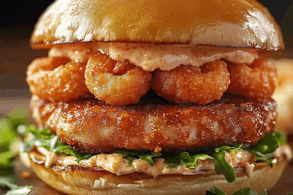 Crab Rangoon Surf and Turf Burger Recipe