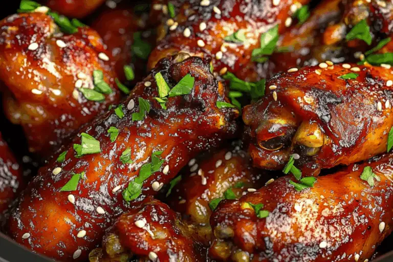 Crockpot Korean Gochujang Wings