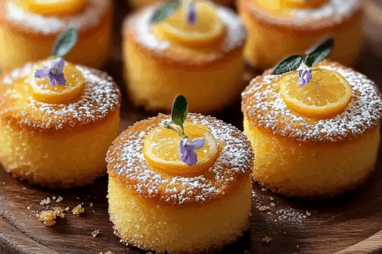 Mini Brown Butter Lemon Cakes