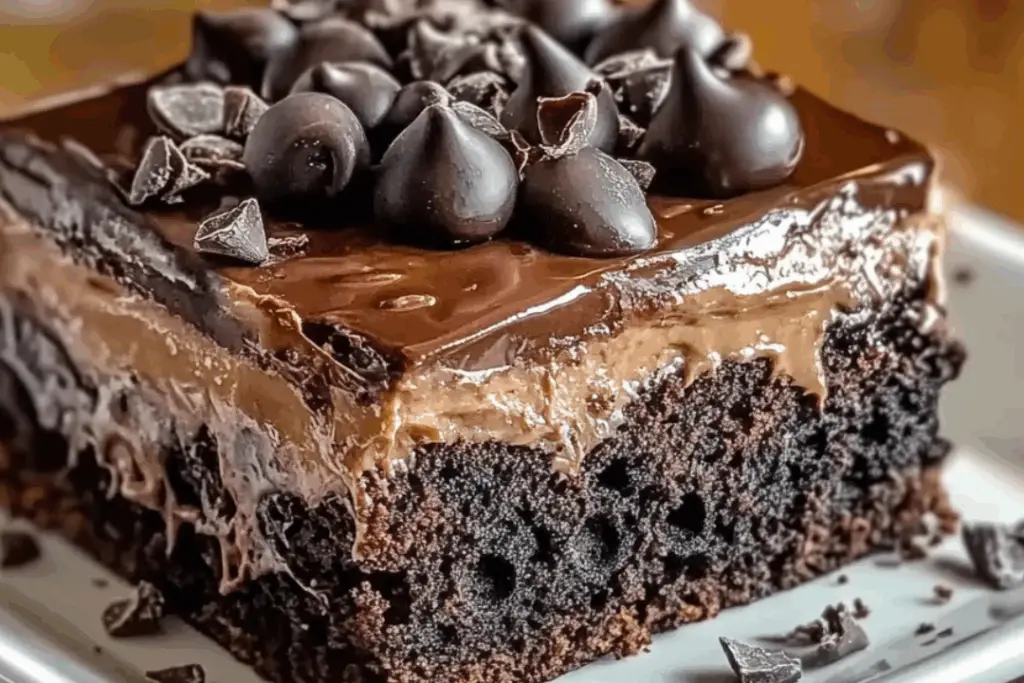 Ultimate Chocolate Lover’s Dream Poke Cake