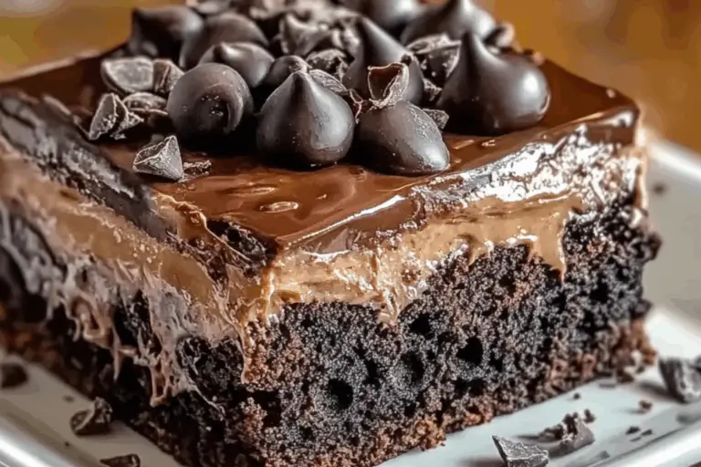 Ultimate Chocolate Lover’s Dream Poke Cake