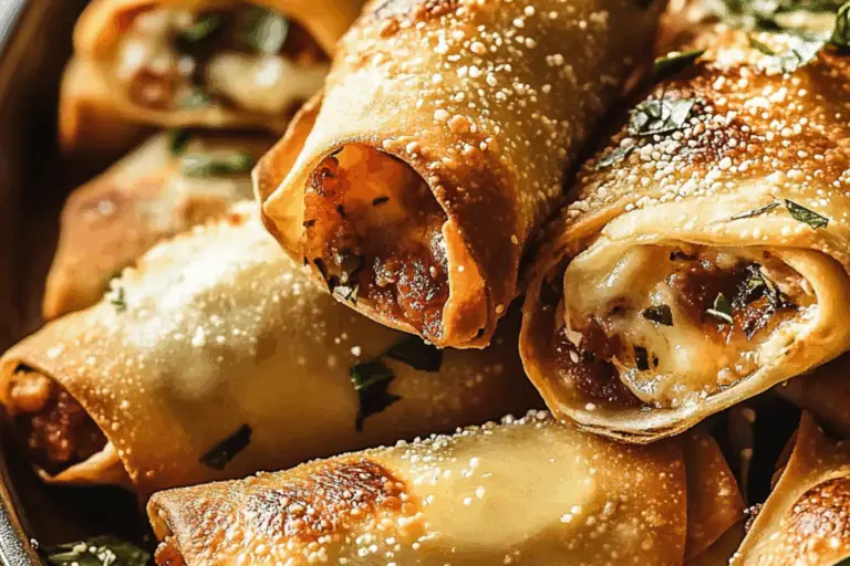Crispy Cheesy Garlic Butter Pizza Rolls