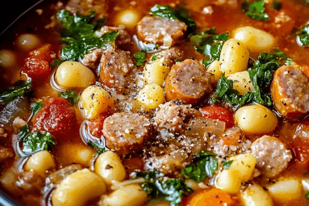 Hearty Harvest Sausage Minestrone