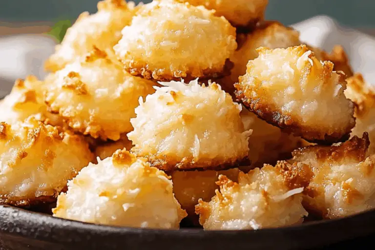 Golden Toasted Coconut Cloud Bites