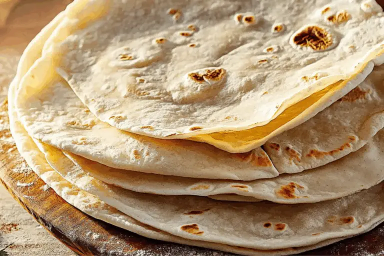 Homemade Soft-Press Flour Tortillas