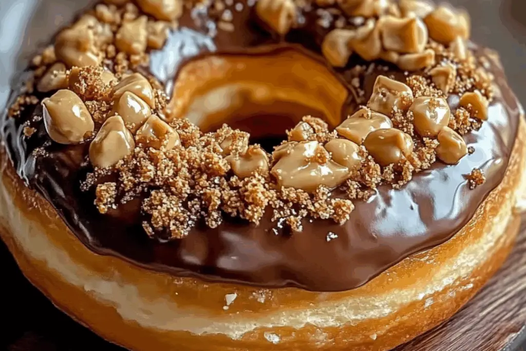 Creamy Dreamy Peanut Butter Cheesecake Donuts