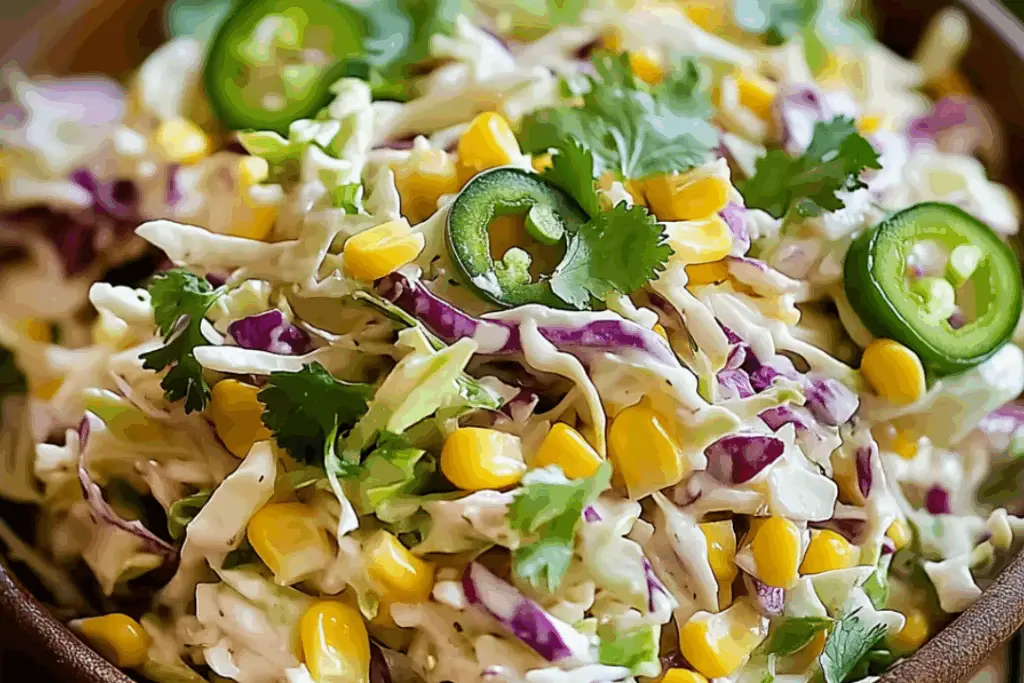 Jalapeno Corn Coleslaw: A Zesty Twist on Classic Comfort