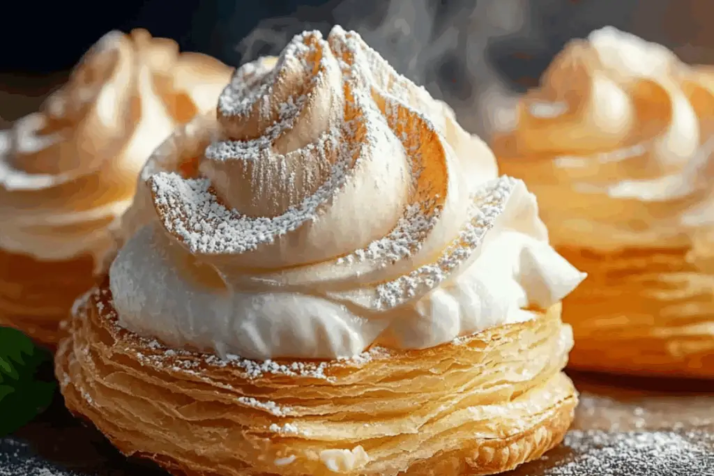 Choux Pastry with Milk Tea Cream