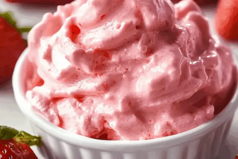 High Protein Strawberry Jello Fluff (TikTok Viral Recipe!)