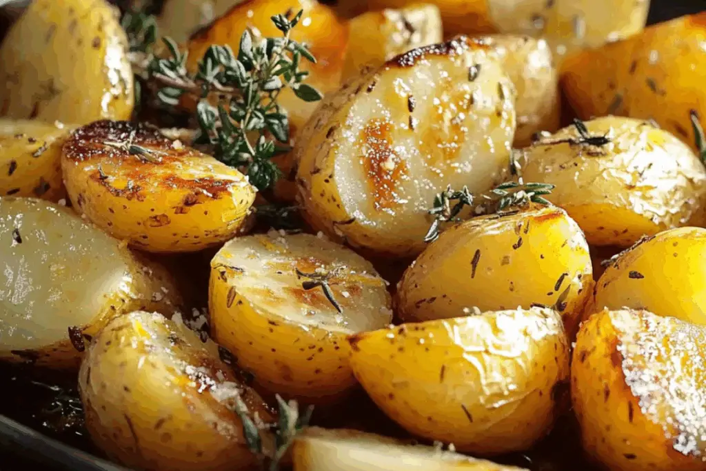 Sun-Kissed Greek Lemon Roasted Potatoes