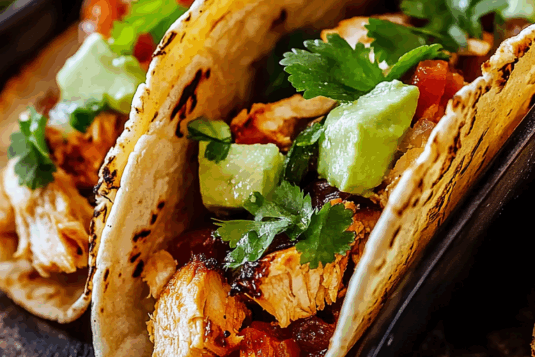 Taqueria-Style Chicken Tacos: A Flavorful Fiesta in Every Bite