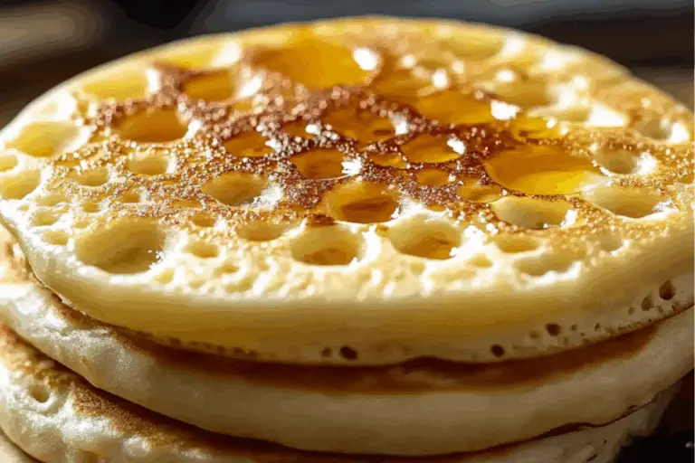 Golden Morning Crumpets from Scratch
