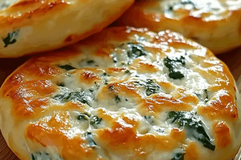 Easy Spinach Cottage Cheese Flagels (Flat Bagels)