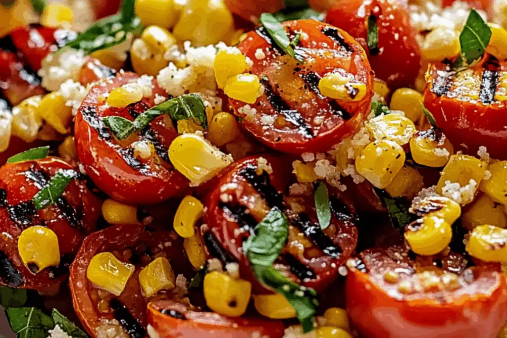 Smoky Kissed Corn & Charred Tomato Salad