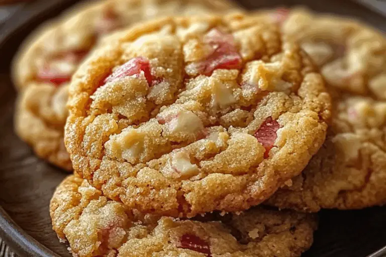 Brown Sugar Rhubarb Cookies: A Sweet and Tart Delight You Won’t Want to Miss