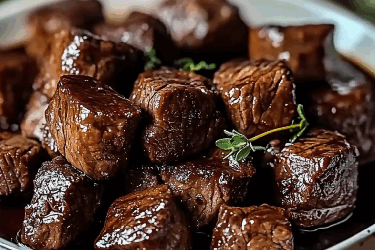 Slow-Cooked Sizzle Steak Bites (Crockpot Magic!)