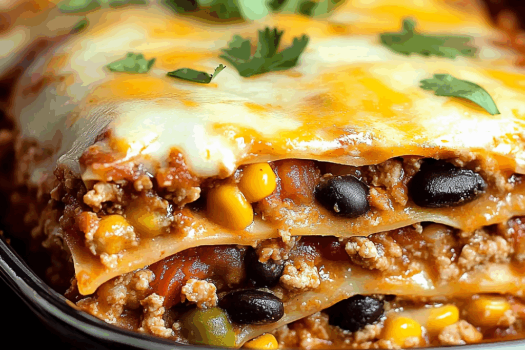 Easy Taco Lasagna