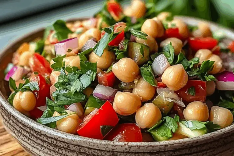 Zesty Garden Chickpea Salad Delight