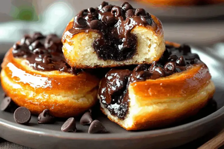 Chocolate Chip Vanilla Custard Brioches (Brioches Suisses)