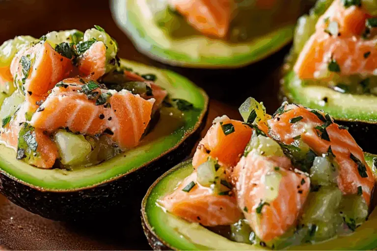Salmon-Stuffed Avocados