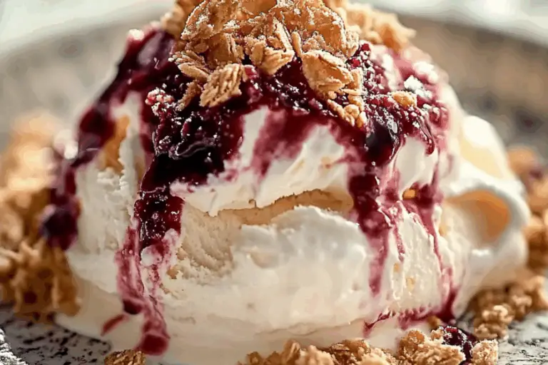 Crunchy Munchy Ice Cream Dessert