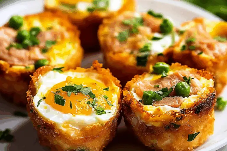 Melt My Heart Bites: High-Protein Tuna Melt Egg Cups