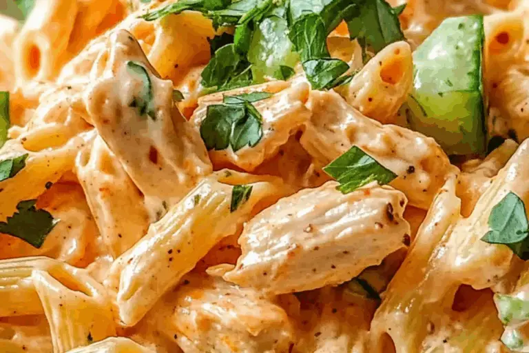 Buffalo Chicken Pasta Salad