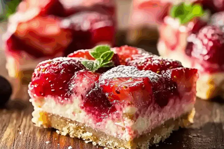 Strawberry Dream Cream Bars