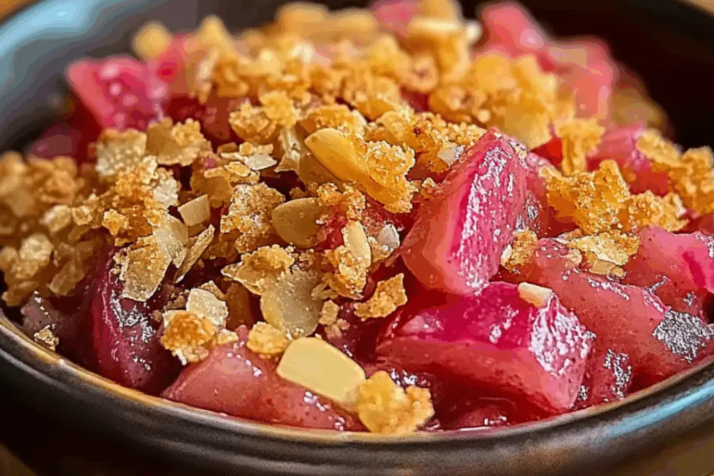 Rhubarb Crunch: A Sweet and Tangy Dessert You Won’t Forget
