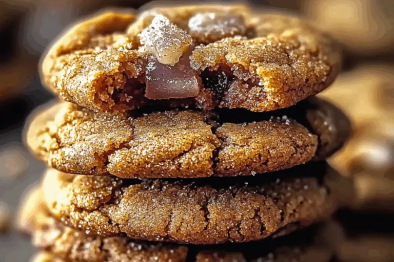 Chewy Brown Sugar Rhubarb Spice Cookies