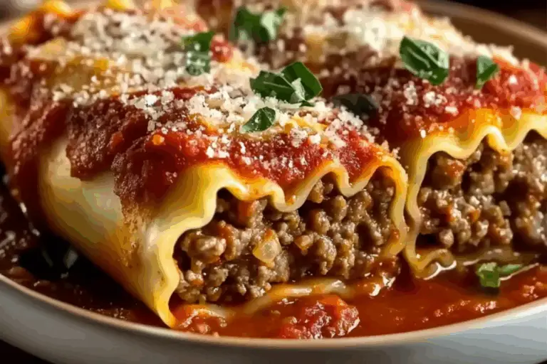 Italian Meatball Lasagna Roll-Ups