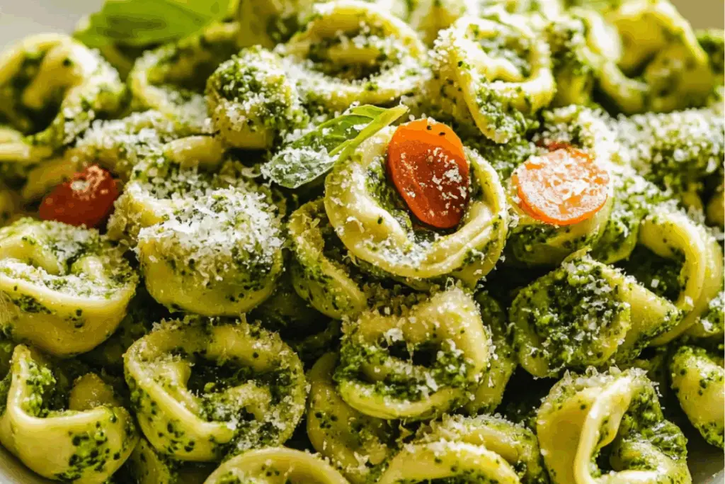Broccoli Pesto Tortellini Salad