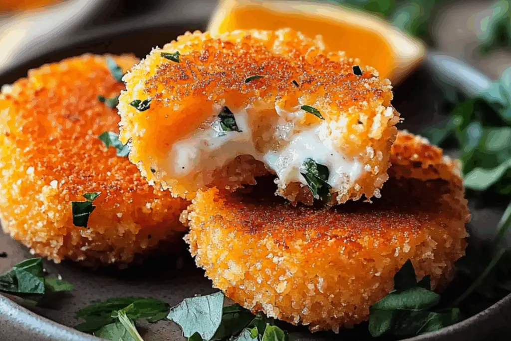 Panko-Crusted Shrimp Cakes with Two-Citrus Aioli