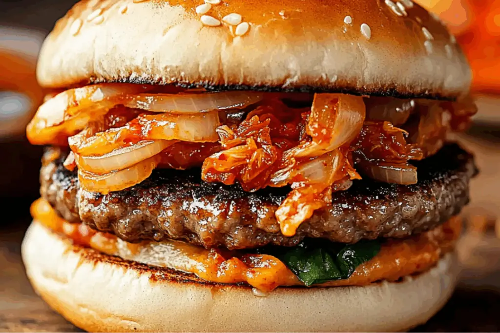 Bulgogi Kimchi Burger