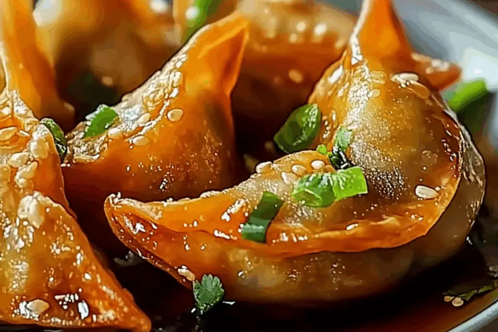 Chile Relleno Wontons With Jalapeño Soy Sauce