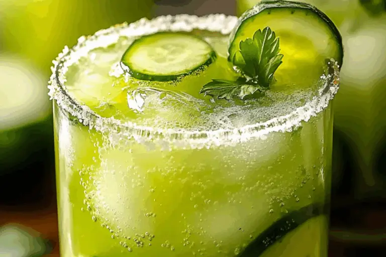 Refreshing Cucumber Breeze Agua Fresca
