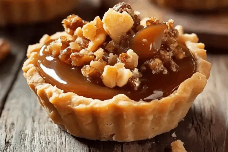 Butterfinger Caramel Crunch Mini Pies