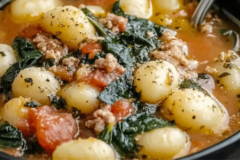 Crock Pot Italian Style Gnocchi Soup
