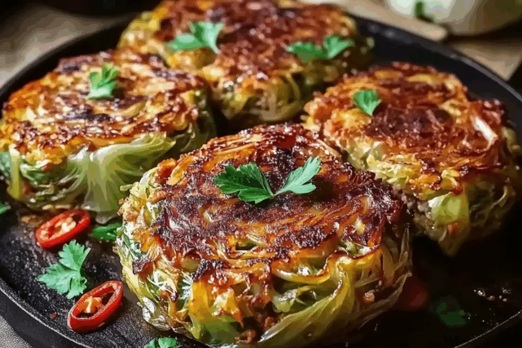 Oven-Baked Cabbage Burgers: A Flavorful Twist on a Classic
