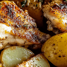 Lemon Greek Chicken and Potatoes-image